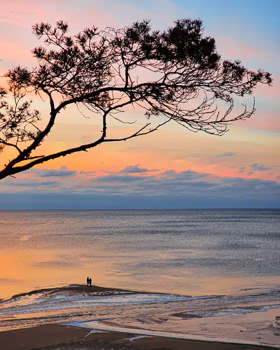 Peace, quiet, and the most beautiful sunsets by the sea in